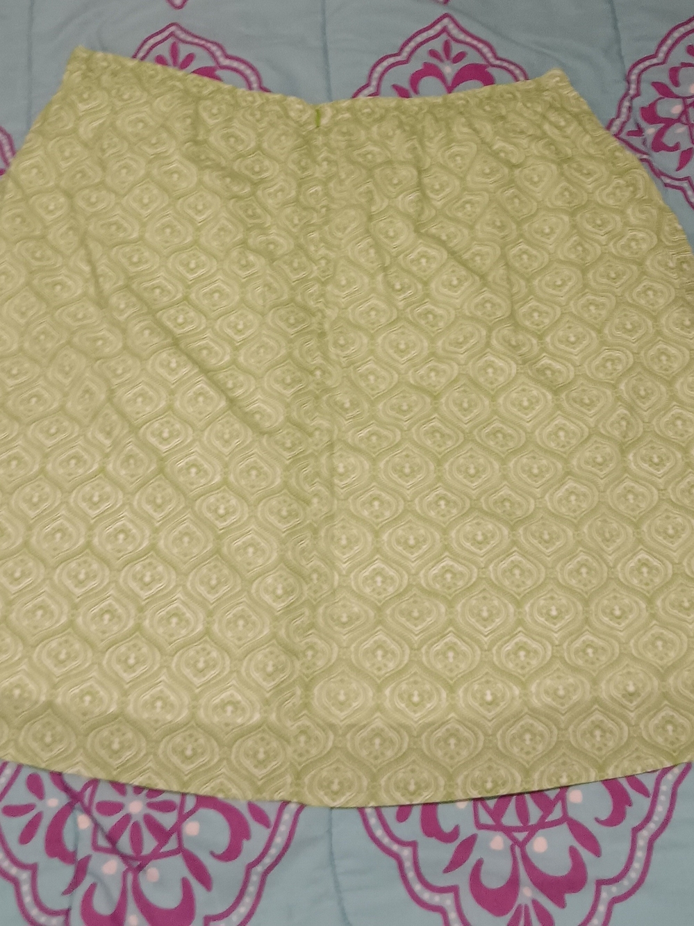 George Light Yellow A-Line 🍑Textured Skirt